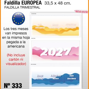 Faldilla EUROPEAS Nº 333