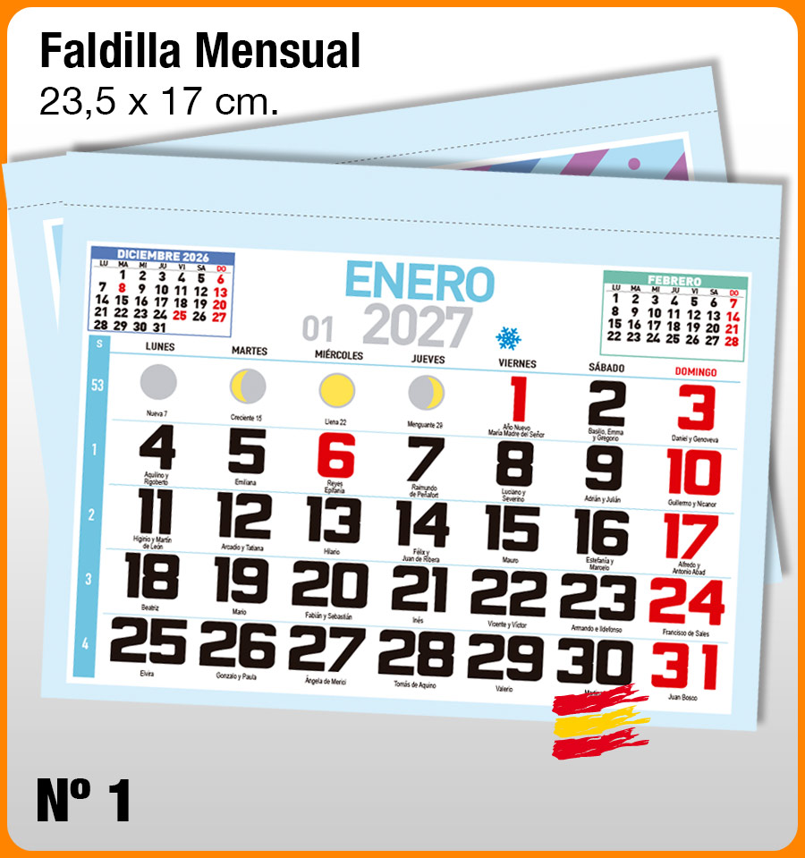 Faldilla MENSUAL Nº 1