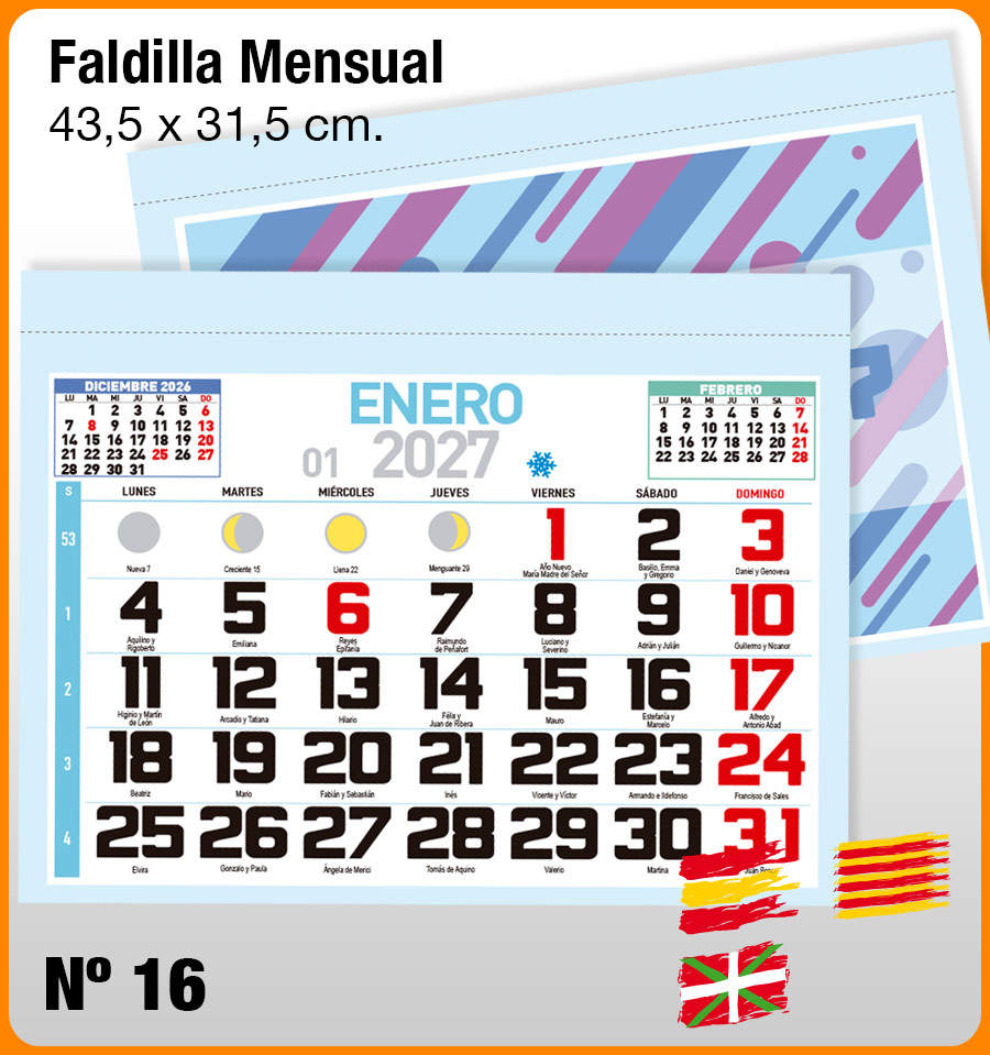 Faldilla MENSUAL Nº 16