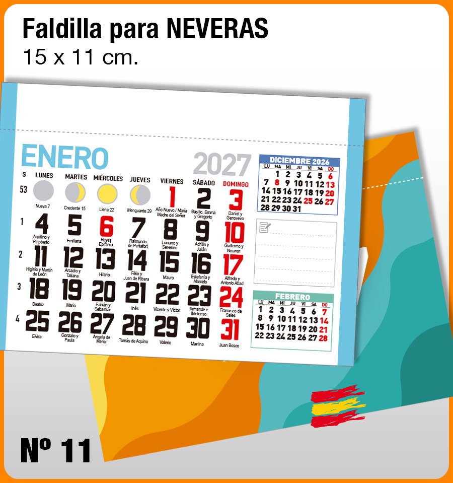 Faldilla MENSUAL Nº 11