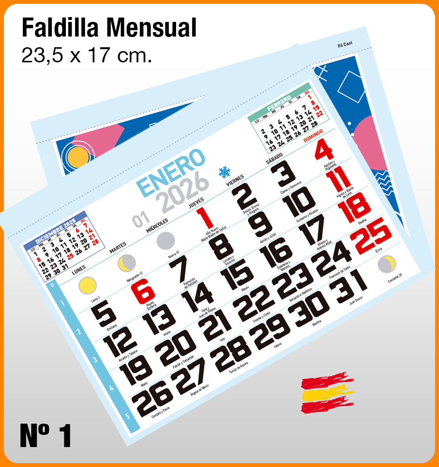 Faldilla MENSUAL Nº 1