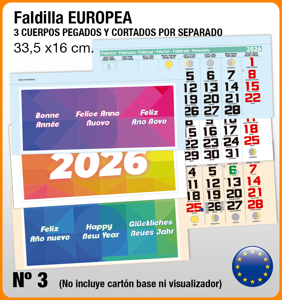 Faldilla EUROPEAS Nº 3