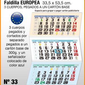 Faldilla EUROPEAS Nº 33