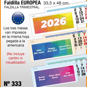 Faldilla EUROPEAS Nº 333