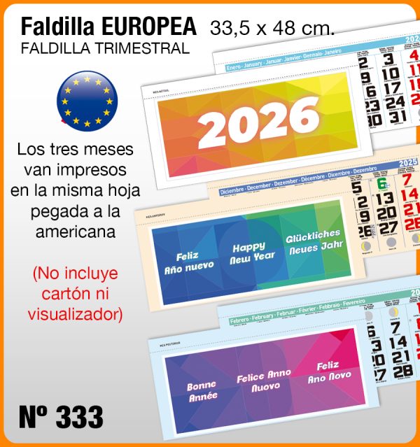Faldilla EUROPEAS Nº 333