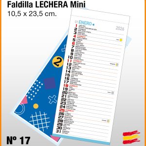 Faldilla Mensual Nº 17 LECHERA NEVERA