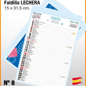 Faldilla Mensual Nº 8 LECHERA