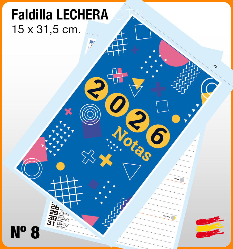 Faldilla Mensual Nº 8 LECHERA - Imagen 2