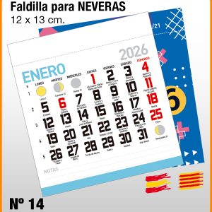 Faldilla Mensual Nevera Nº 14