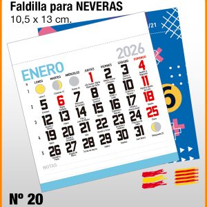 Faldilla Mensual Nevera Nº 20
