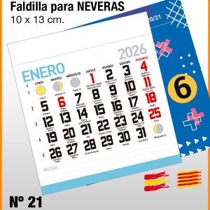 Faldilla Mensual Nevera Nº 21