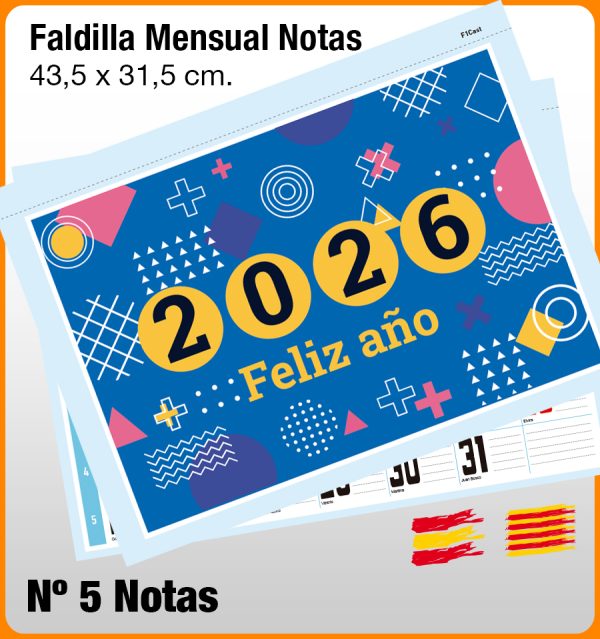 Faldilla MENSUAL Nº 5 NOTAS - Imagen 2
