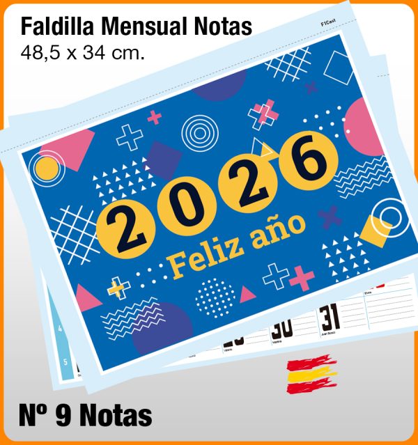 Faldilla MENSUAL Nº 9 NOTAS - Imagen 2