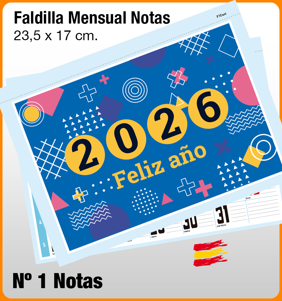 Faldilla MENSUAL Nº 1 · NOTAS - Imagen 2