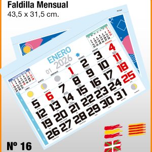 Faldilla MENSUAL Nº 16