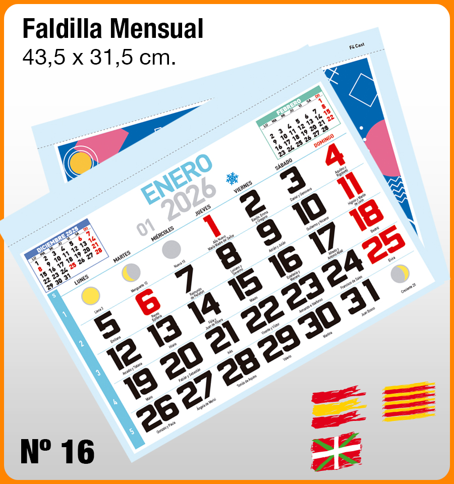 Faldilla MENSUAL Nº 16