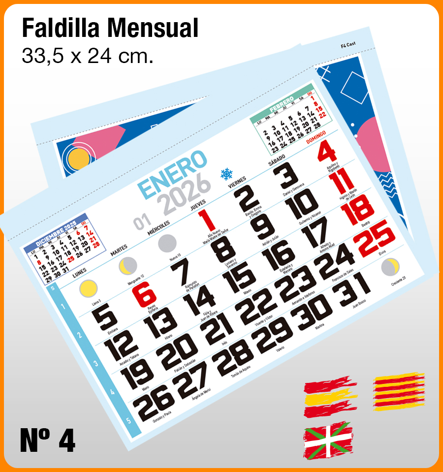 Faldilla MENSUAL Nº 4