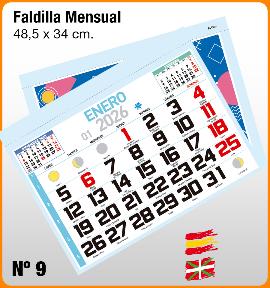 Faldilla MENSUAL Nº 9