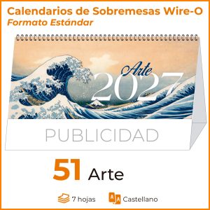 Sobremesa 50  ARTE pinturas famosas
