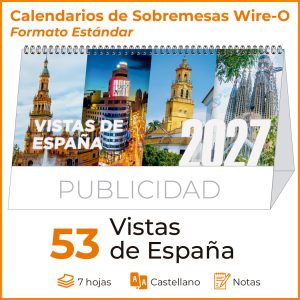 Sobremesas 53 VISTAS DE ESPAÑA con Notas
