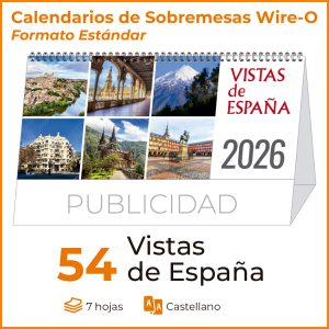SOBREMESAS 54  con VISTAS DE ESPAÑA