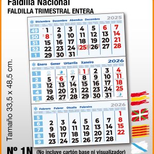 Faldilla NACIONAL Nº 1N