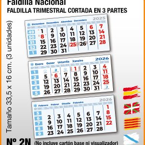 Faldilla Trimestral Nº 2N