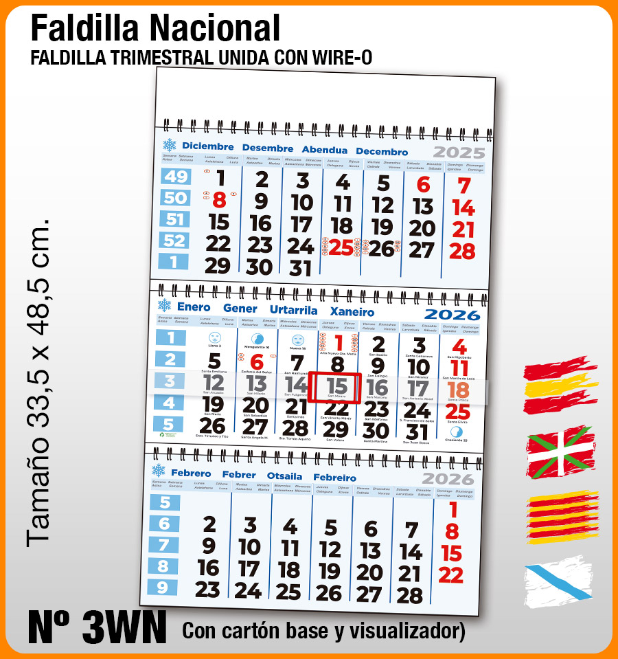 Faldilla NACIONAL Nº 3WN