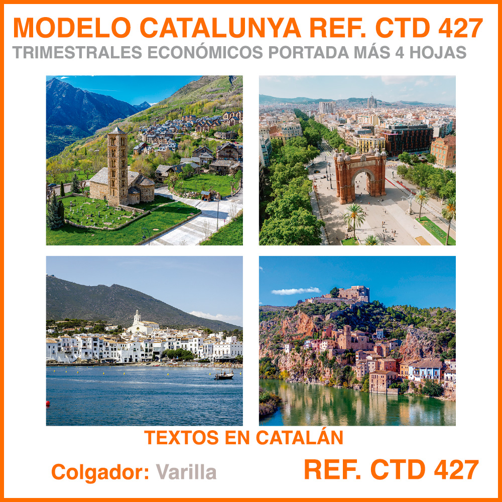 Calendario Trimestral · Modelo CATALUNYA - REF. CTD 427 - Imagen 3