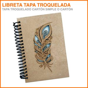 Libreta con Tapa Troquelada Creativa