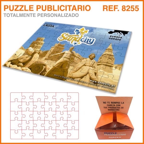 Puzzle publicitario personalizado