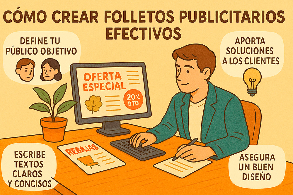 Cómo diseñar folletos y flyers publicitarios que venden