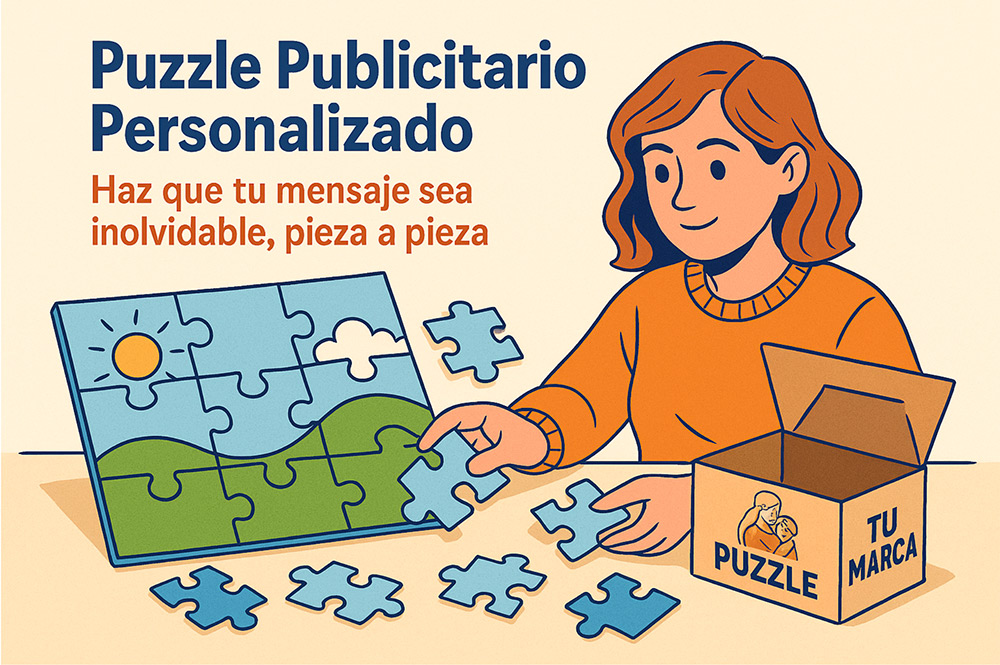 🧩 Puzzle Publicitario Personalizado: Haz que tu mensaje sea inolvidable, pieza a pieza