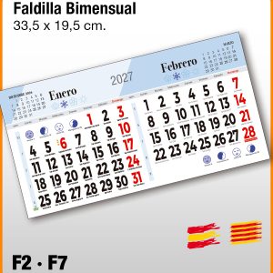 Faldilla F2 / F7 Bimensual DIGITAL